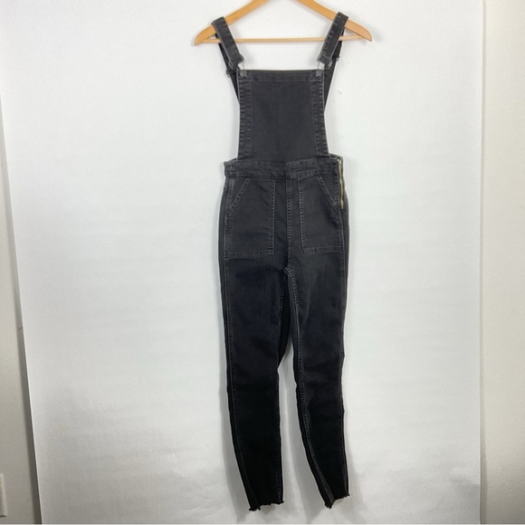 Madewell Skinny Overalls Lunar Wash Black Jeans Size XS - Picture 1 of 9